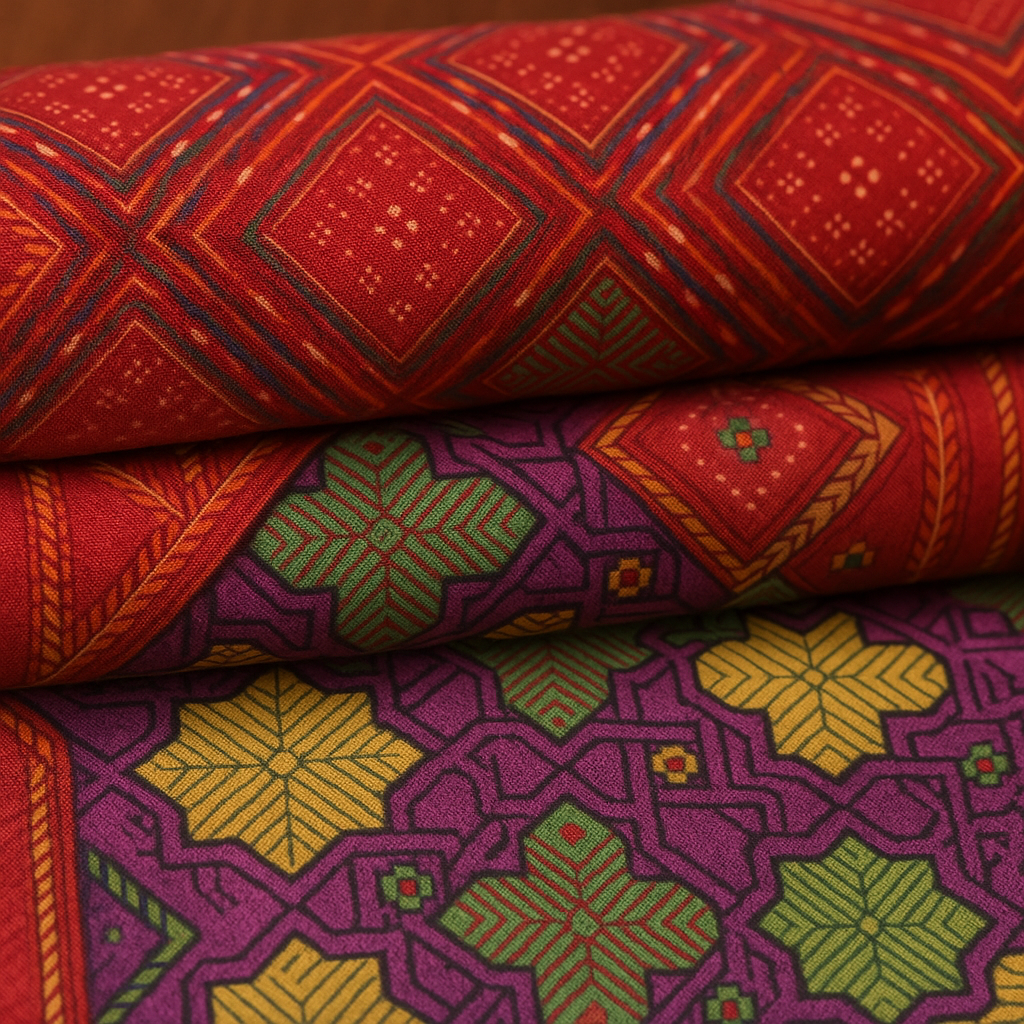 Linen 2 piece Suit Allover Digital Printed