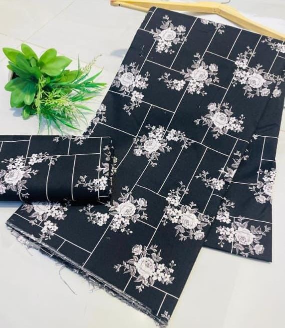 China Linen 2 piece Suit Allover Digital Printed