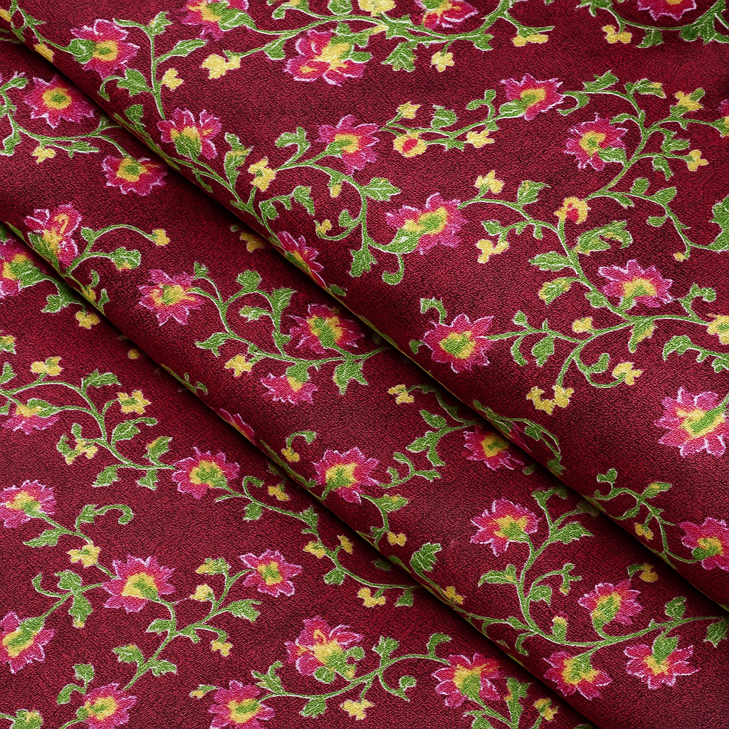 Linen 2 piece Suit Allover Digital Printed