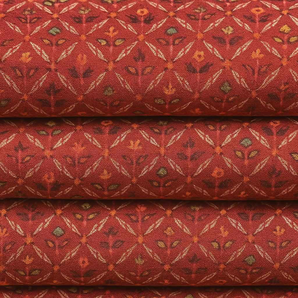 Linen 2 piece Suit Allover Digital Printed